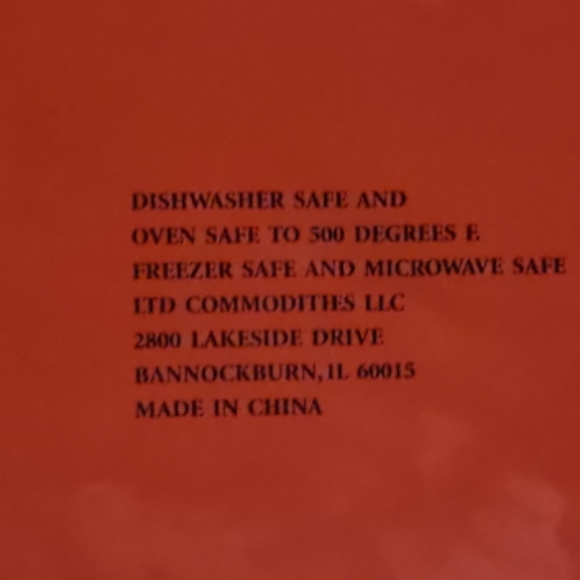 VTG LTD Commodities Stoneware Red Speckled Casserole Dutch Oven Dish Bowl/Lidded - Picture 9 of 9